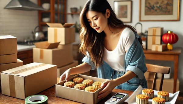 中秋月餅遠寄韓國：紅旗速運幫你實現家人團圓